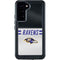 NFL Baltimore Ravens White Striped Galaxy S24 Plus Waterproof Case
